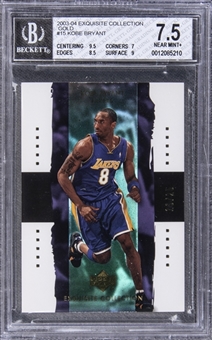 2003-04 UD "Exquisite Collection" Gold #15 Kobe Bryant (#19/25) - BGS NM+ 7.5